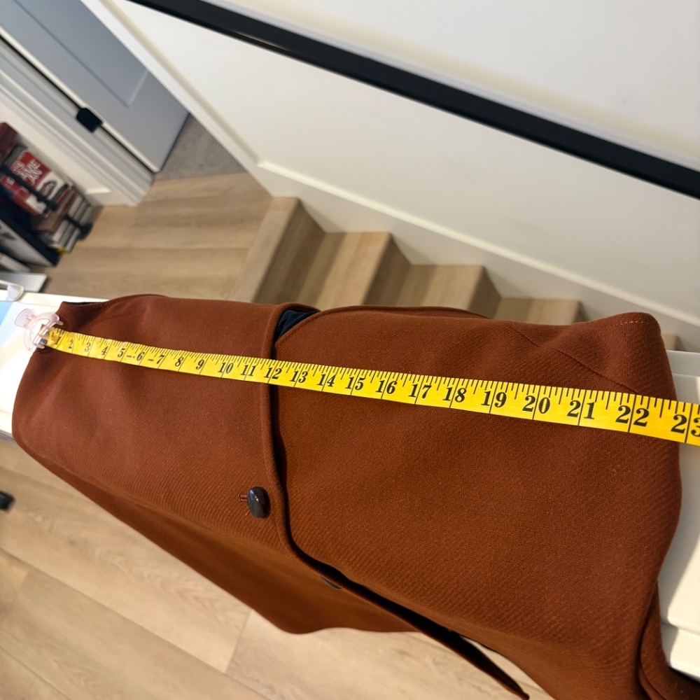 Sezane Natty Dress Brown - Size 14 - Picture 5 of 5
